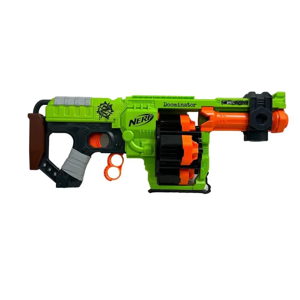 Nerf ZombieStrike Doominator 24 Dart Blaster Green
